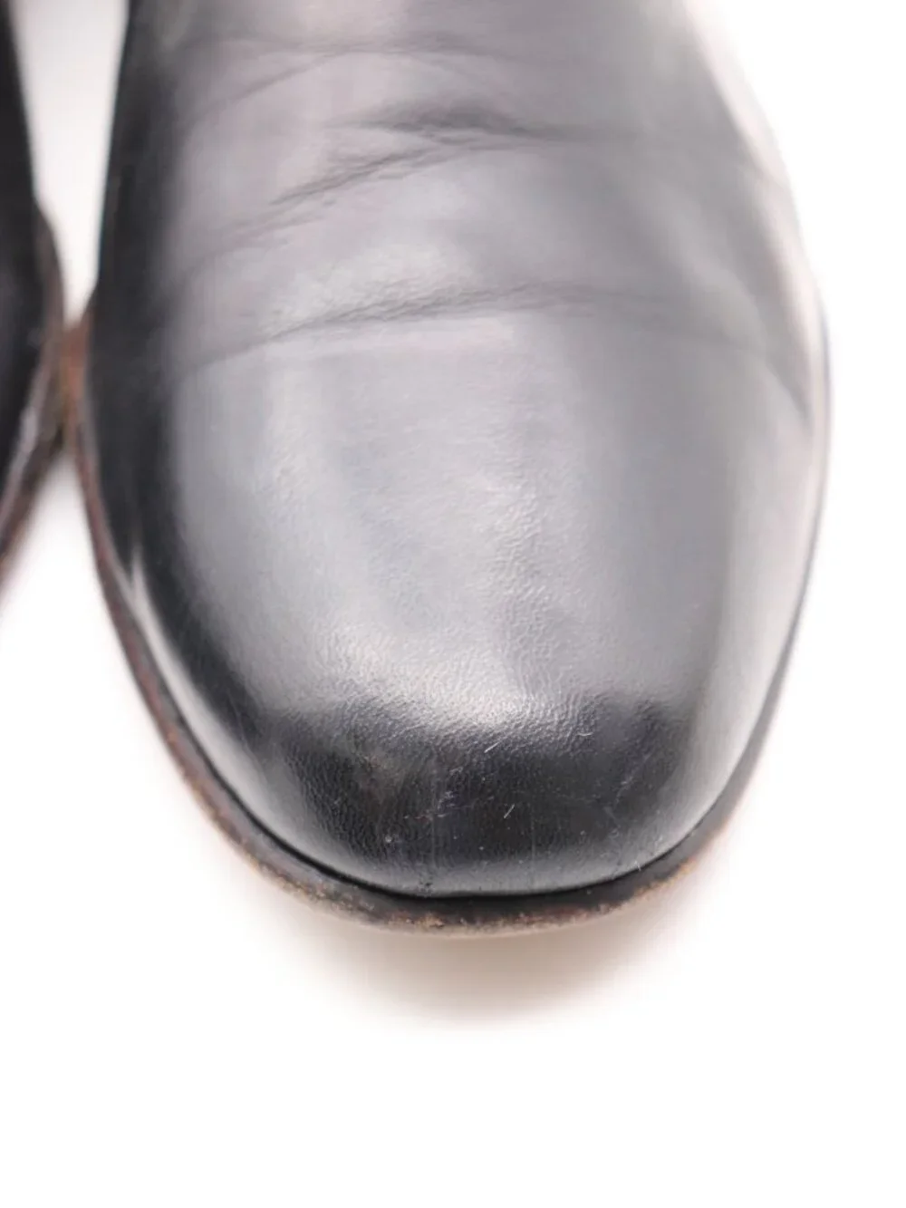 Bragano by Cole Haan Venetian Loafers Men's 10.5 Black Leather Made in Italy